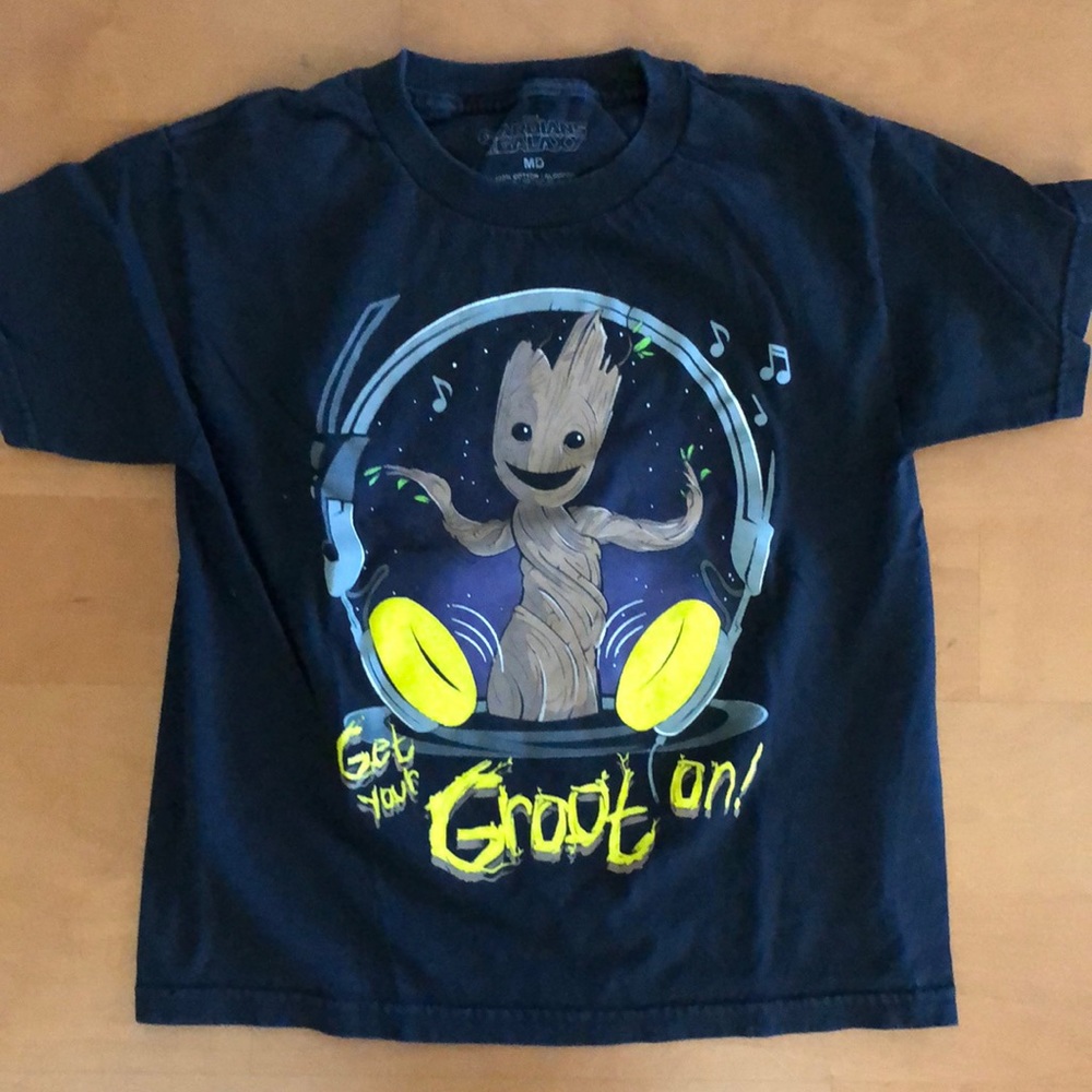 Youth size M Guardians of the Galaxy Groot shirt